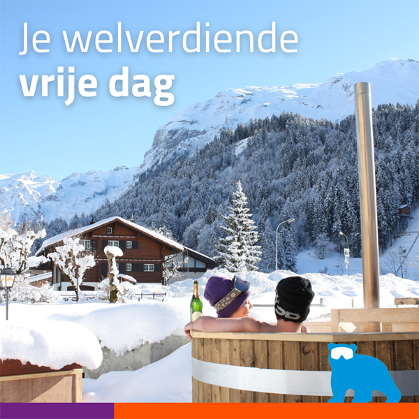 Een welverdiende vrij dag bij Skichalets